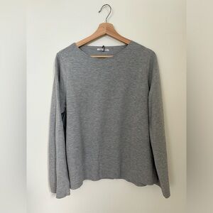 Zara Bell Sleeve Sweater - Gray